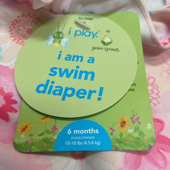 NWT Green Sprouts Size 6M Diaper Swimsuit - Picture 2 of 7